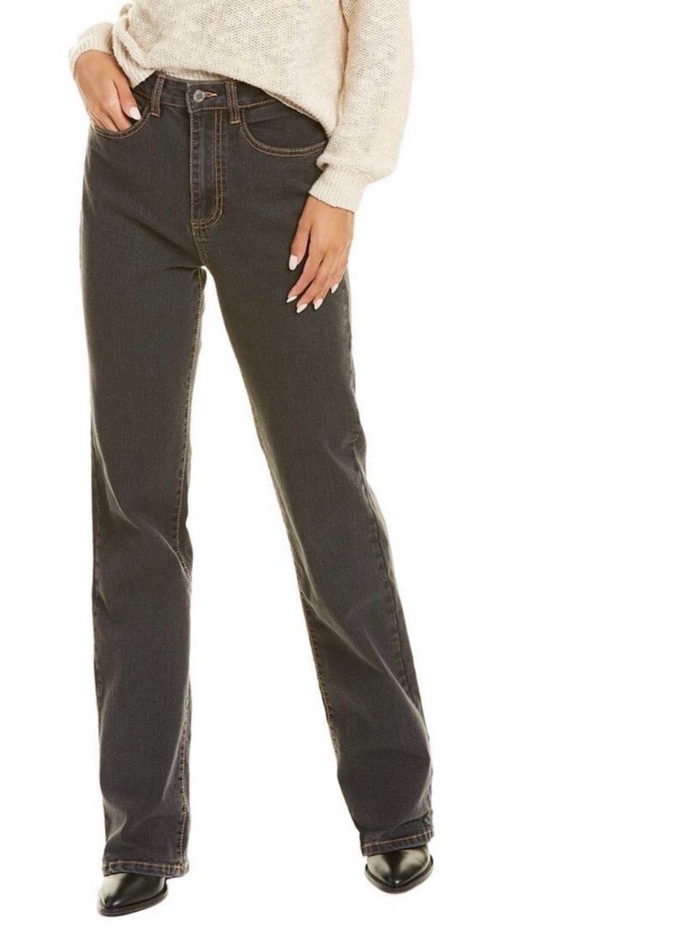 WeWoreWhat Kick Flare Jean Bahbah Deep Indigo Wash 29 High-Rise 5-Pocket Denim